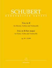 Schubert, F: Piano Trio in B-flat, Op.99 (D.898) (Urtext)