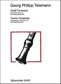Telemann, G: Fantasias (12) based on the Fantasias for Flute (TWV 40: 2-13)