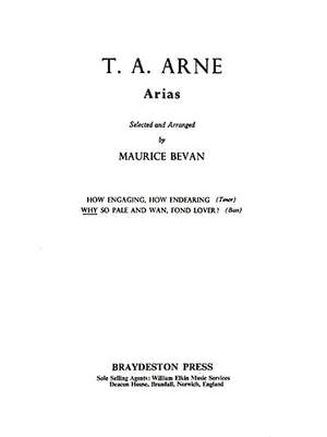 Thomas Arne: Why So Pale And Wan, Fond Lover?