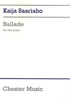 Kaija Saariaho: Ballade For Solo Piano