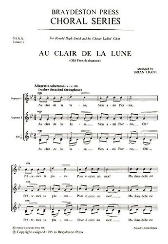 Au Clair De La Lune