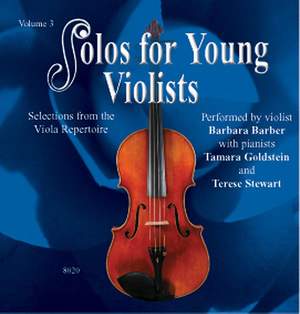Solos for Young Violists CD, Volume 3