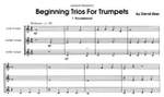 David Uber: Beginning Trios For Trumpets Product Image