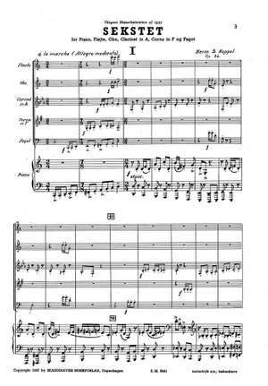 Koppel: Sekstet, op.36 (Score)