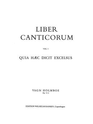 Vagn Holmboe: Quia Haec Dct Excelsus Op.54d