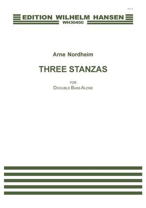Arne Nordheim: Nordheim Three Stanzas