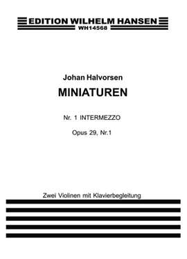 Halvorsen Miniature Op.29 Nr.1 Vln/Pf
