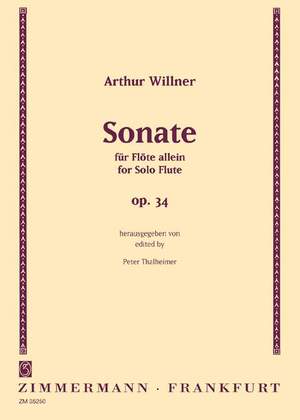Arthur Willner: Sonate op. 34
