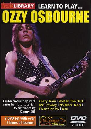 Ozzy Osbourne_Randy Rhoads_Zakk Wylde: Learn To Play Ozzy Osbourne
