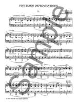 Edward Elgar: Five Improvisations Product Image