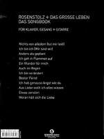 Rosenstolz: Das Grosse Leben  -  Das Songbook Product Image