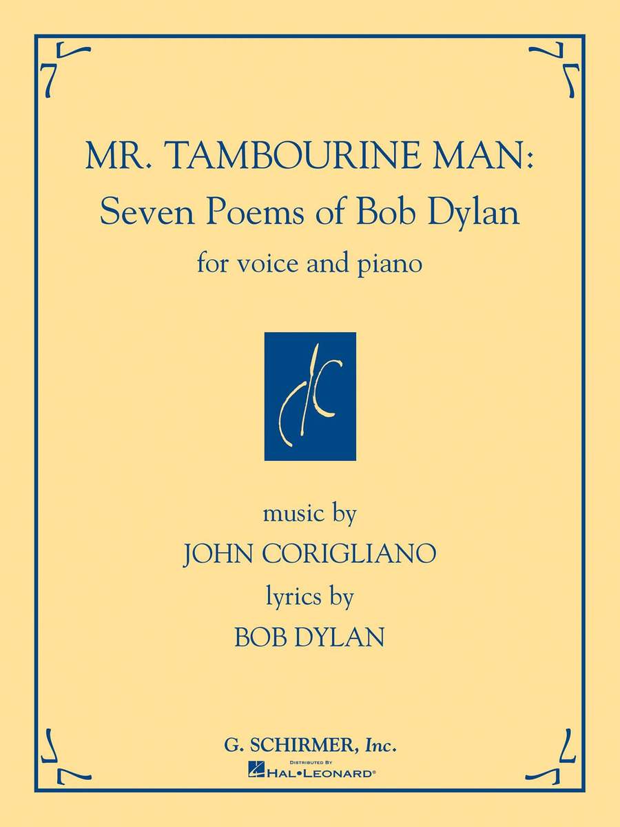 John Corigliano Mr Tambourine Man Presto Sheet Music
