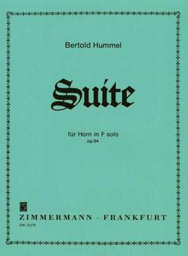 Bertold Hummel: Suite Op.64 (B.)