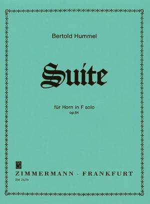 Bertold Hummel: Suite Op.64 (B.)