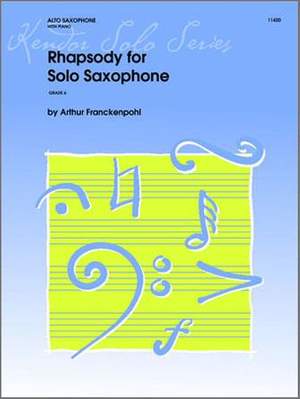 Arthur R. Frackenpohl: Rhapsody For Solo Saxophone
