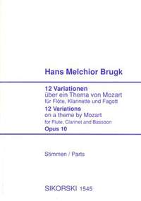 Hans Melchior Brugk: 12 Variationen über ein Thema von Mozart