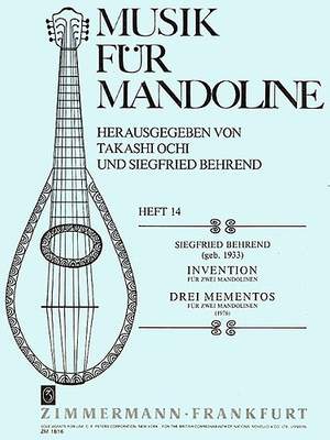 Siegfried Behrend: Inventionen/3 Mementos
