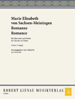 Marie Elisabeth von Sachsen-Meiningen: Romanze F-Dur