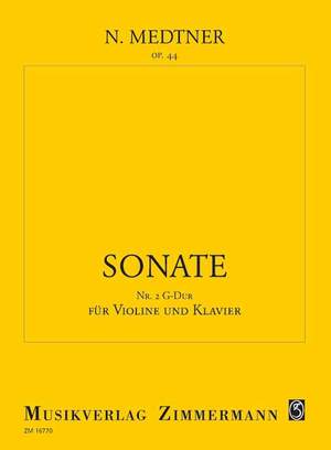 Medtner, N: Sonata No. 2 G major op. 44