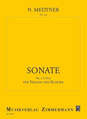 Medtner, N: Sonate Nr. 2 G-Dur G major op. 44