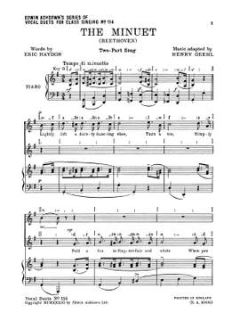 Ludwig van Beethoven: The Minuet