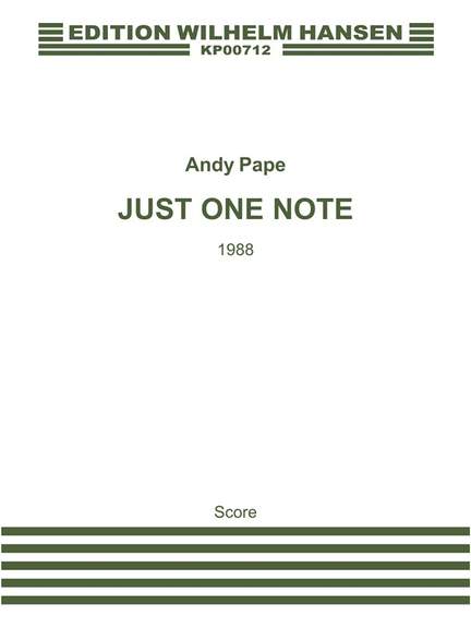 Andy Pape: Just One Note