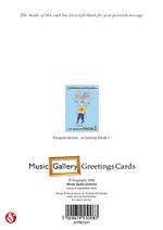 Music Gallery Congratulations Card - Grade 1 (Boy) Product Image