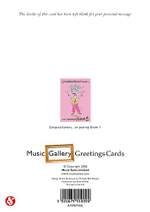 Music Gallery: Congratulations Card-Grade 1 (Girl) Product Image