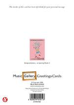 Music Gallery: Congratulations Card Grade 2 (Girl) Product Image