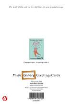Music Gallery: Congratulations Card-Grade 3 (Boy) Product Image