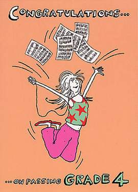 Music Gallery: Congratulations Card-Grade 4 (Girl)