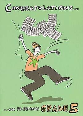 Music Gallery: Congratulations Card-Grade 5 (Boy)