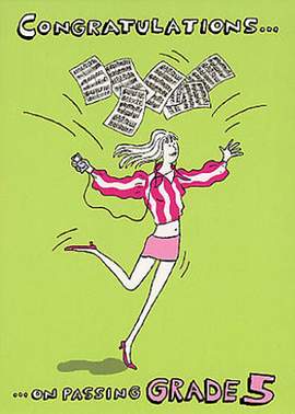 Music Gallery: Congratulations Card-Grade 5 (Girl)