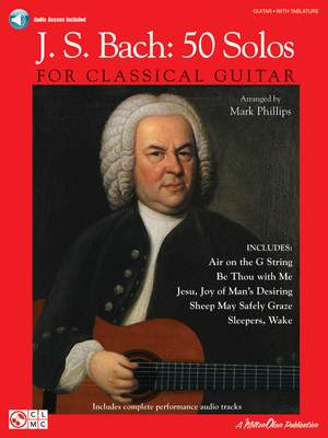 Johann Sebastian Bach: J.S. Bach - 50 Solos for Classical Guitar