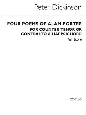 Peter Dickinson: Four Poems Of Alan Porter