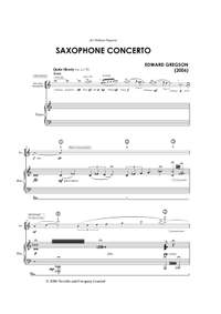 Edward Gregson: Saxophone Concerto (Piano Reduction)