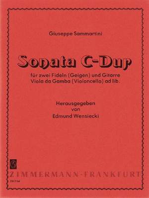 Sammartini, G B: Sonata C major