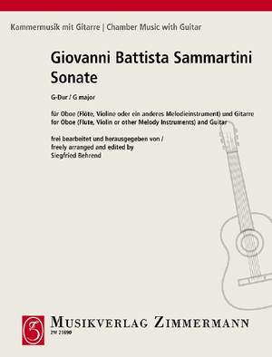 Giovanni Battista Sammartini: Sonate G-Dur