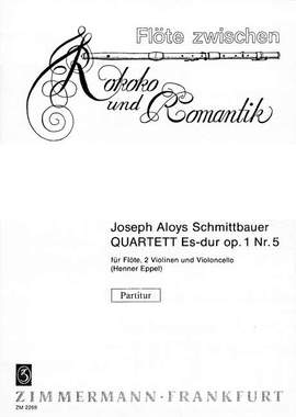 Joseph Aloys Schmittbauer: Quartett Es-Dur op. 1/5