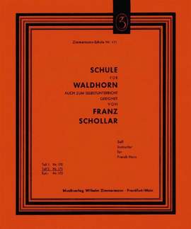 Franz Schollar: Schule Fur Waldhorn 2