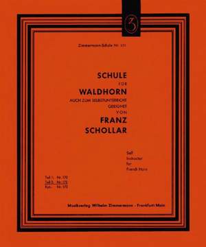 Franz Schollar: Schule Fur Waldhorn 2