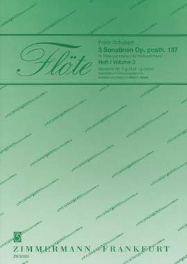 Schubert, F: 3 Sonatinen G minor op. posth. 137 D 408 Issue 3