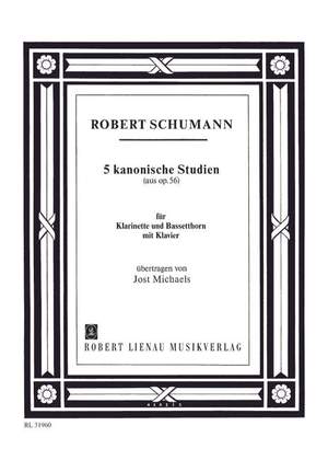 Schumann, R: Five Canonic Studies