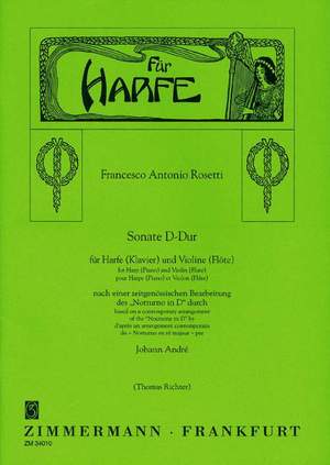 Rosetti, F A: Sonata D major