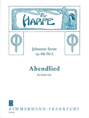 Johannes Snoer: Abendlied op. 106/5