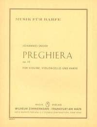 Snoer, J: Preghiera op. 35