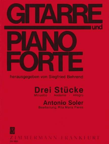 Antonio Soler: Drei Stücke