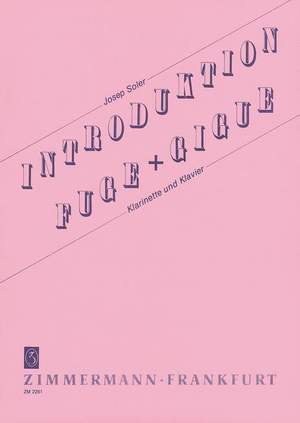 Soler, J: Introduktion, Fuge und Gigue