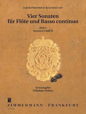 Kleinknecht, J F: Vier Sonaten Issue 1
