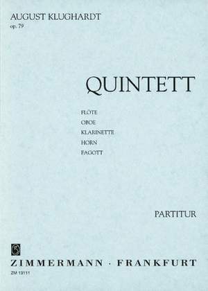 Klughardt, A F M: Quintett op. 79